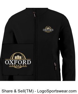 Ladies Soft Shell Jacket with OC Logo Design Zoom